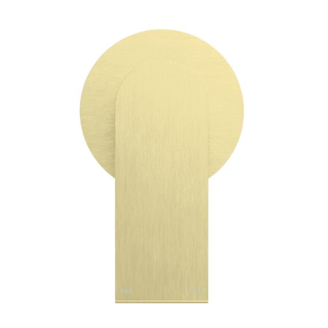 Nero Bianca Shower Mixer 80mm Plate Brushed Gold