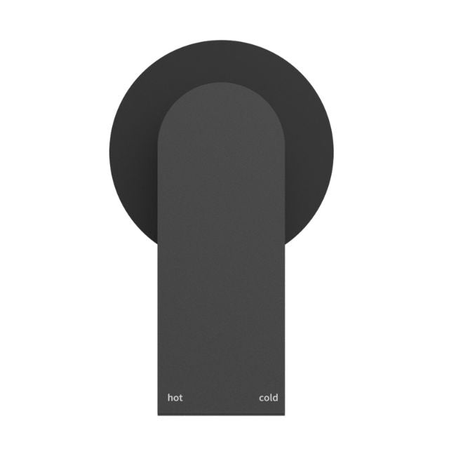 Nero Bianca Shower Mixer 80mm Plate Matte Black