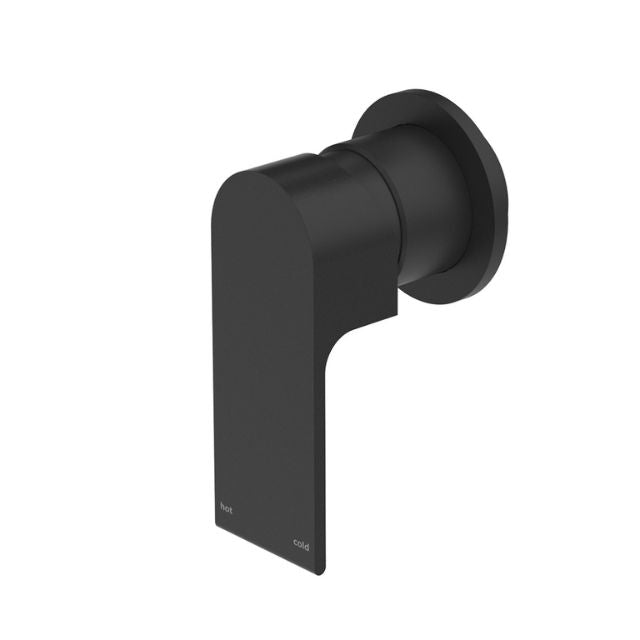 Nero Bianca Shower Mixer 80mm Plate Matte Black