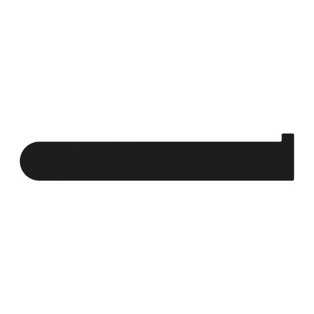 Buy Online Nero Bianca Toilet Roll Holder Matte Black NR9086MB - The Blue Space