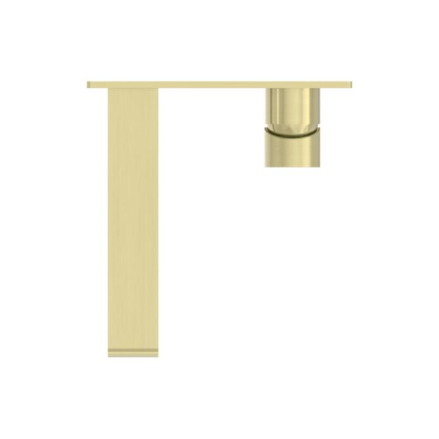 Shop Nero Bianca Wall Basin/Bath Mixer 187mm Brushed Gold NR321510ABG - The Blue Space