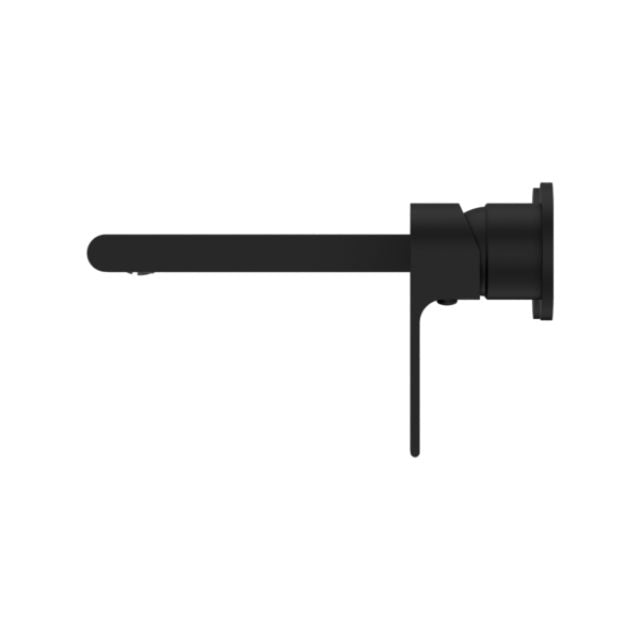 Buy Online Nero Bianca Wall Basin/Bath Mixer Separate Back Plate 230mm Matte Black NR321510FMB - The Blue Space