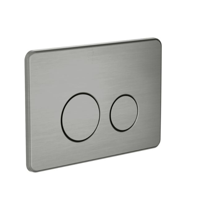 Nero In Wall Toilet Push Plate - Graphite
