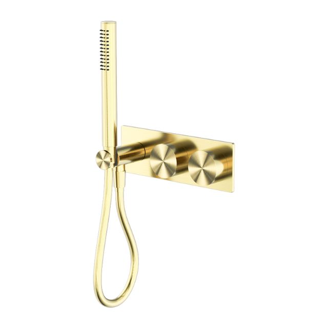 Nero Kara Progressive Shower System Brushed Gold