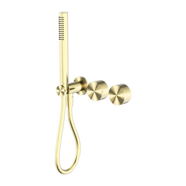 Nero Kara Progressive Shower System Separate Plate Brushed Gold