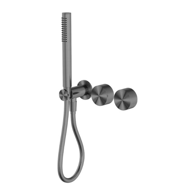 Nero Kara Progressive Shower System Separate Plate Gun Metal