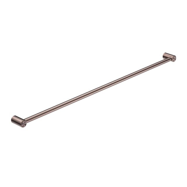 Nero Mecca Care 25mm Grab Rail 1200mm Brushed Bronze