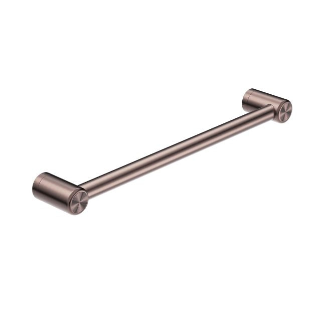 Nero Mecca Care 25mm Grab Rail 450mm Brushed Bronze