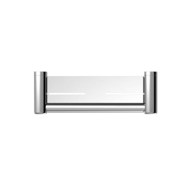 Nero Mecca Care 25mm Grab Rail With Shelf 300mm Chrome