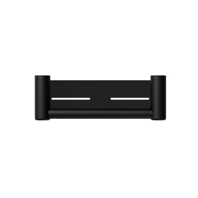 Nero Mecca Care 25mm Grab Rail With Shelf 300mm Matte Black