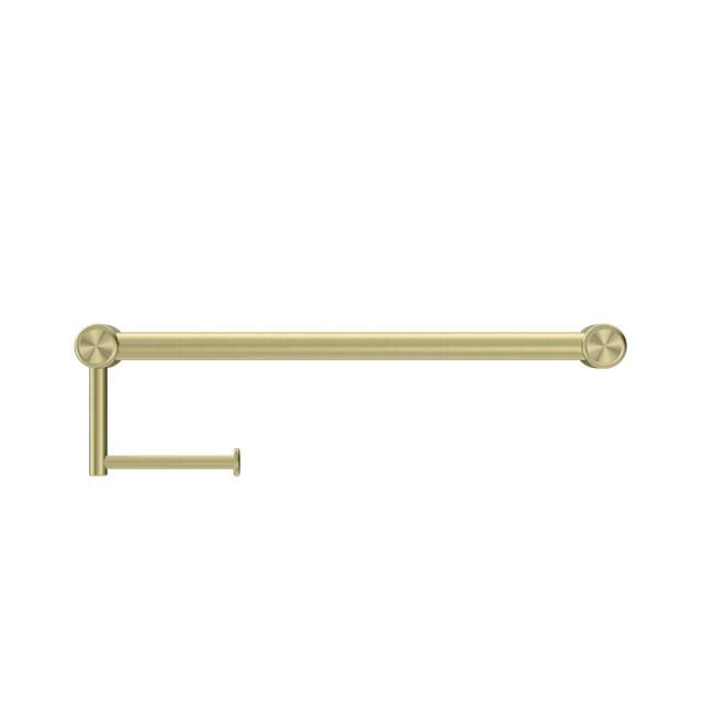Nero Mecca Care 25mm Toilet Roll Rail 450mm Brushed Gold