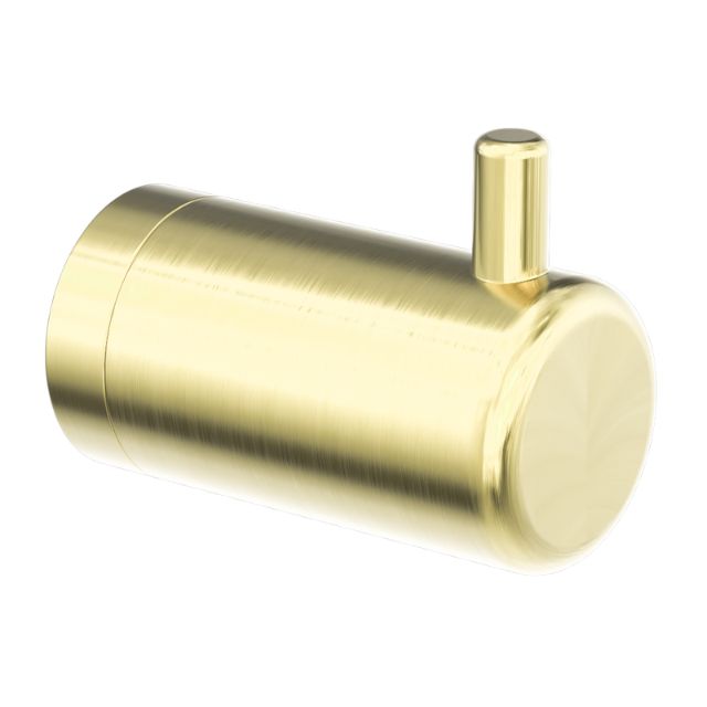Nero Mecca Care 25mm Wall Hook Brushed Gold