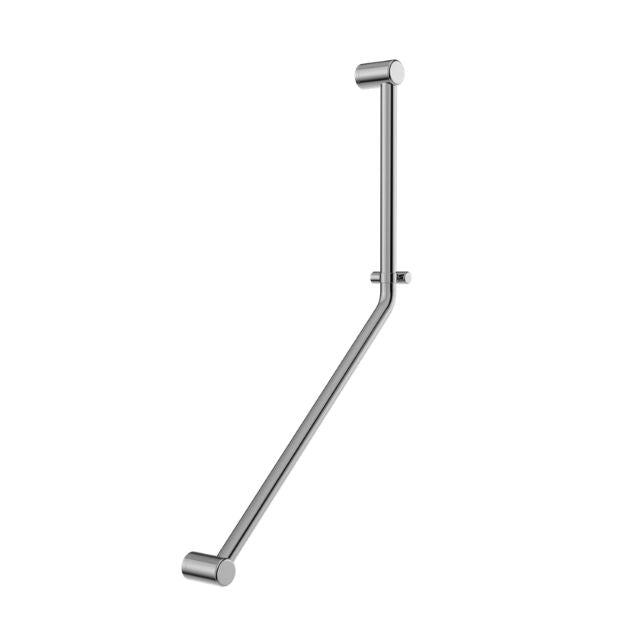 Nero Mecca Care 32mm Ambulant 45 Degree Bent Tube Grab Rail 450x650mm Chrome