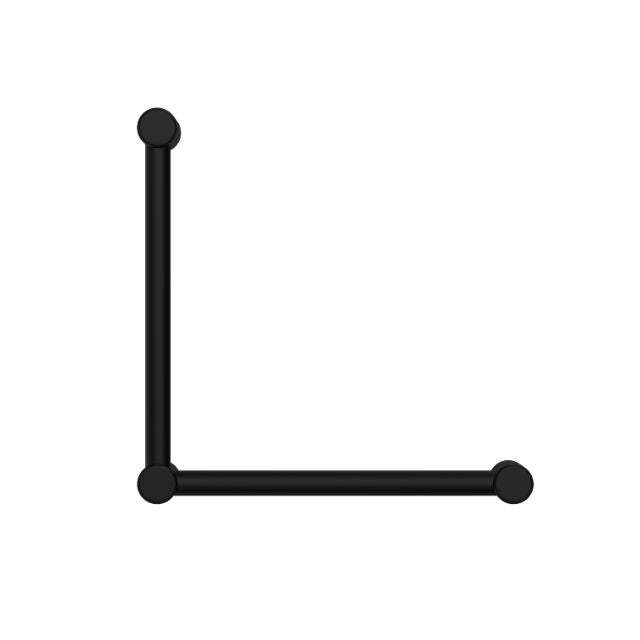 Nero Mecca Care 32mm Ambulant Toilet Grab Rail 90 Degree 450x450mm Matte Black