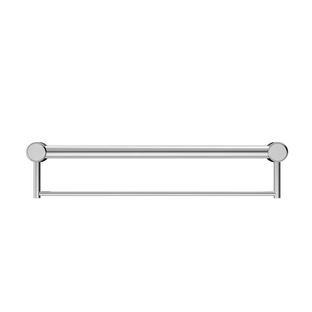 Nero Mecca Care 32mm Grab Rail With Towel Holder 600mm Chrome