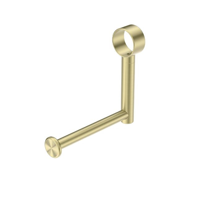 Nero Mecca Care Add On Toilet Roll Holder Brushed Gold