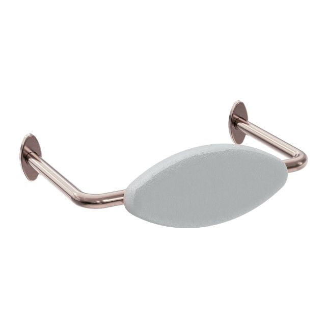 Nero Mecca Care DDA Toilet Backrest Brushed Bronze