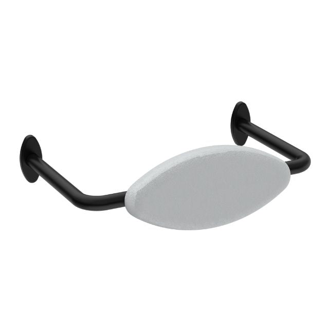 Nero Mecca Care DDA Toilet Backrest Matte Black