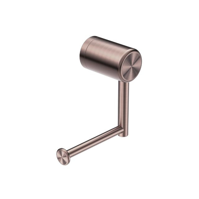 Nero Mecca Care Heavy Duty Toilet Roll Holder Brushed Bronze