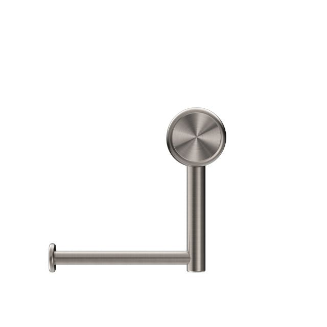 Nero Mecca Care Heavy Duty Toilet Roll Holder Brushed Nickel
