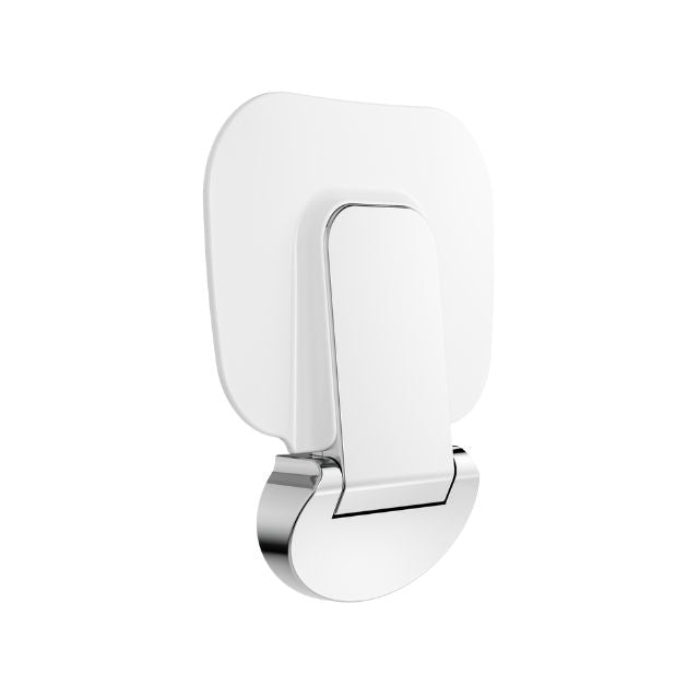 Nero Mecca Care Shower Seat 400x330mm Chrome