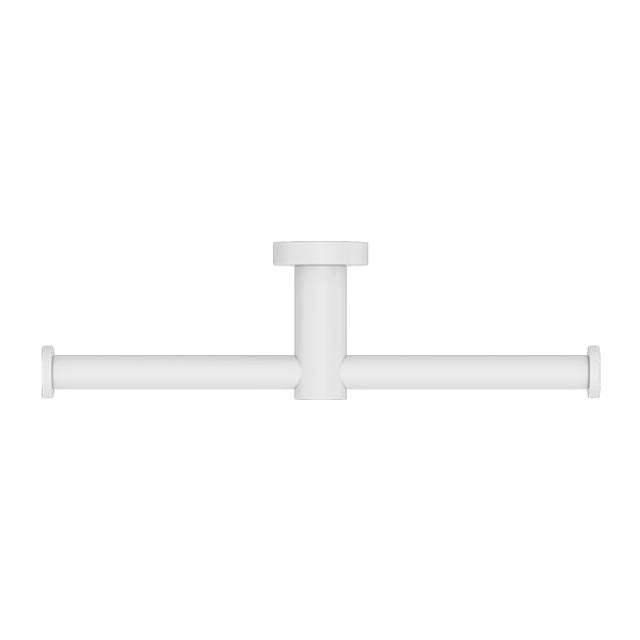 Nero Mecca Double Toilet Roll Holder Matte White