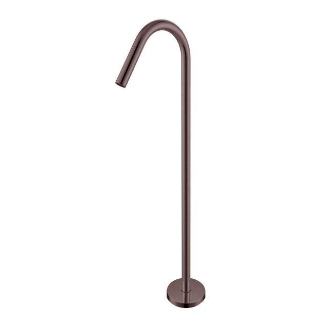 Nero Mecca Freestanding Bath Spout Only Brushed Bronze