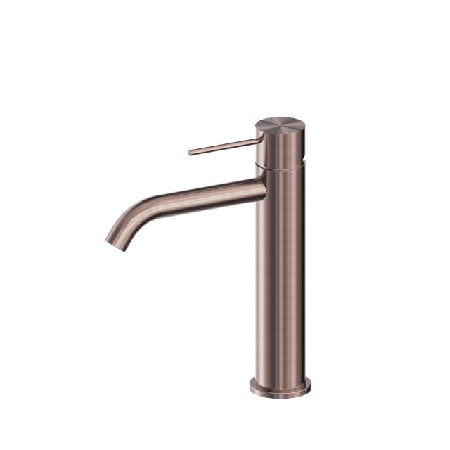 Nero Mecca Mid Tall Basin Mixer Brushed Bronze