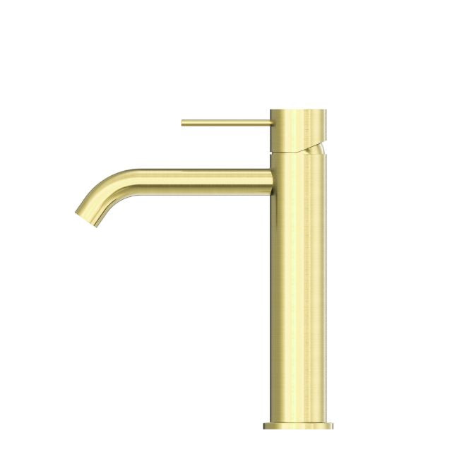 Nero Mecca Mid Tall Basin Mixer Brushed Gold