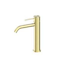 Nero Mecca Mid Tall Basin Mixer Brushed Gold