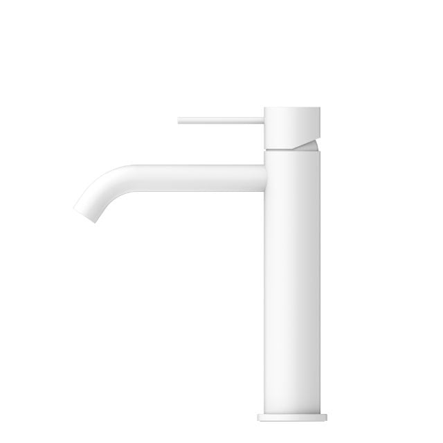 Nero Mecca Mid Tall Basin Mixer Matte White