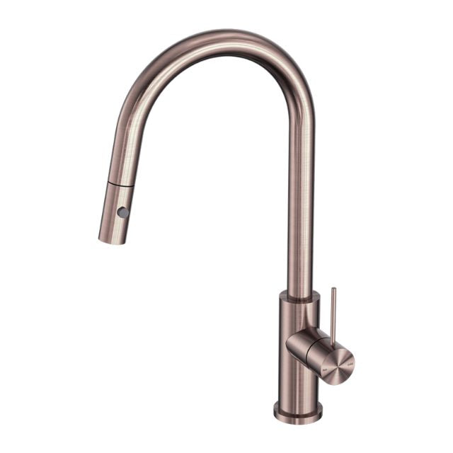 Nero Mecca Pull Out Sink Mixer With Vegie Spray - Brushed Bronze