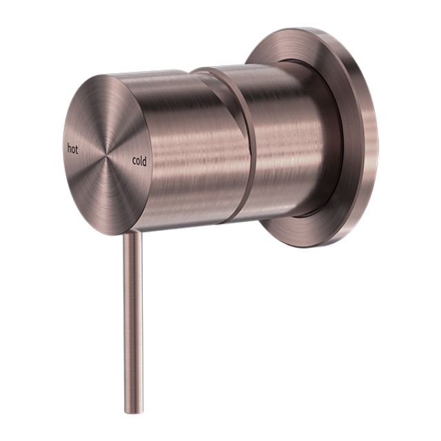 Nero Mecca Shower Mixer 60mm Plate Brushed Bronze NR221911HBZ - The Blue Space