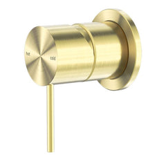 Nero Mecca Shower Mixer 60mm Plate Brushed Gold