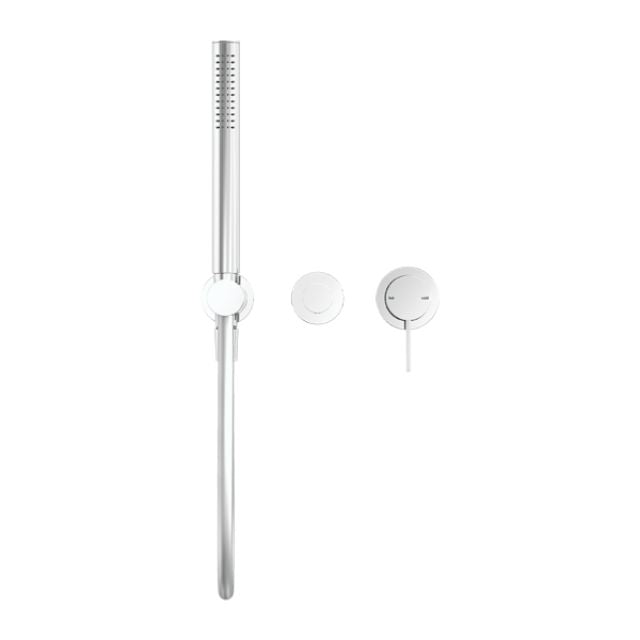 Nero Mecca Shower Mixer Divertor System Separate Back Plate Chrome