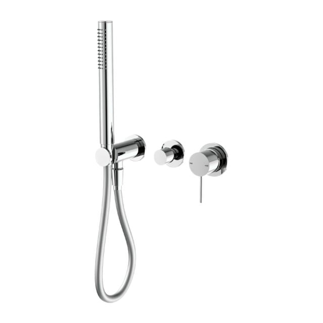Nero Mecca Shower Mixer Divertor System Separate Back Plate Chrome