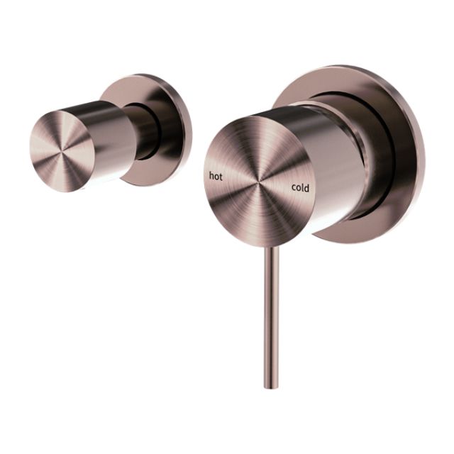 Nero Mecca Shower Mixer With Horizonal 2 Way Divertor in Brushed Bronze NR221911UBZ - The Blue Space