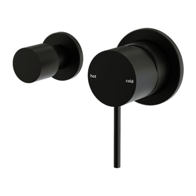 Nero Mecca Shower Mixer With Horizontal 2 Way Divertor Matte Black
