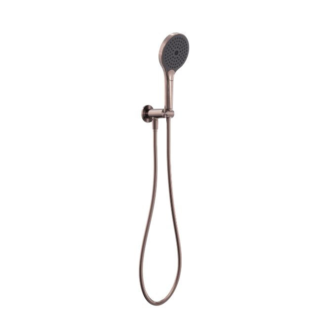 Nero Mecca Shower On Bracket With Air Shower II Brushed Bronze