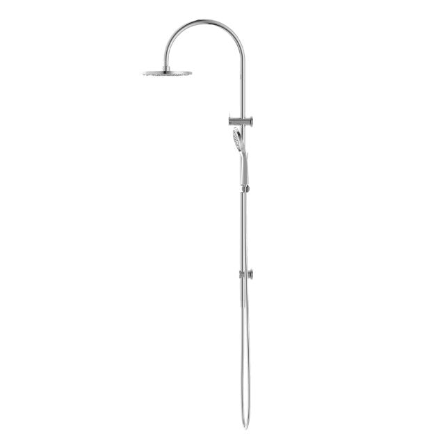 Nero Mecca Twin Shower With Air Shower - Chrome