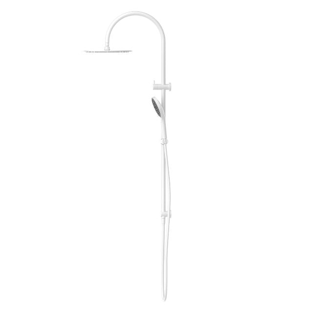 Nero Mecca Twin Shower With Air Shower II Matte White
