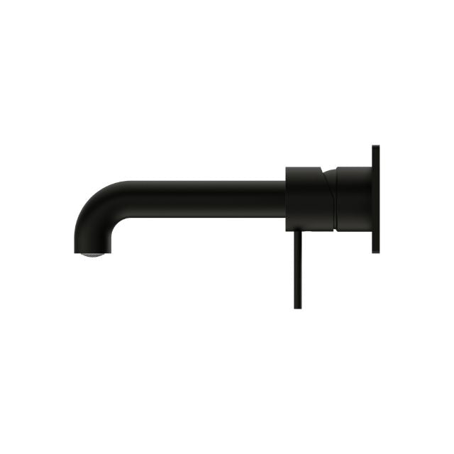 Nero Mecca Wall Basin/Bath Mixer 120mm Matte Black