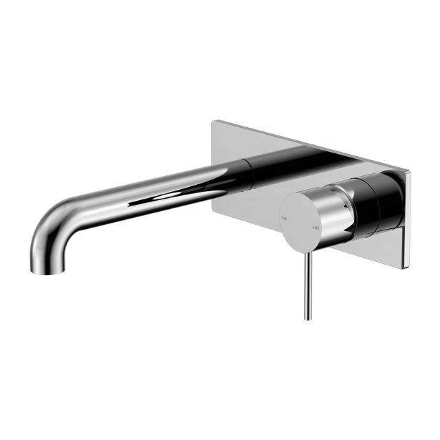 Nero Mecca Wall Basin/Bath Mixer 260mm Chrome