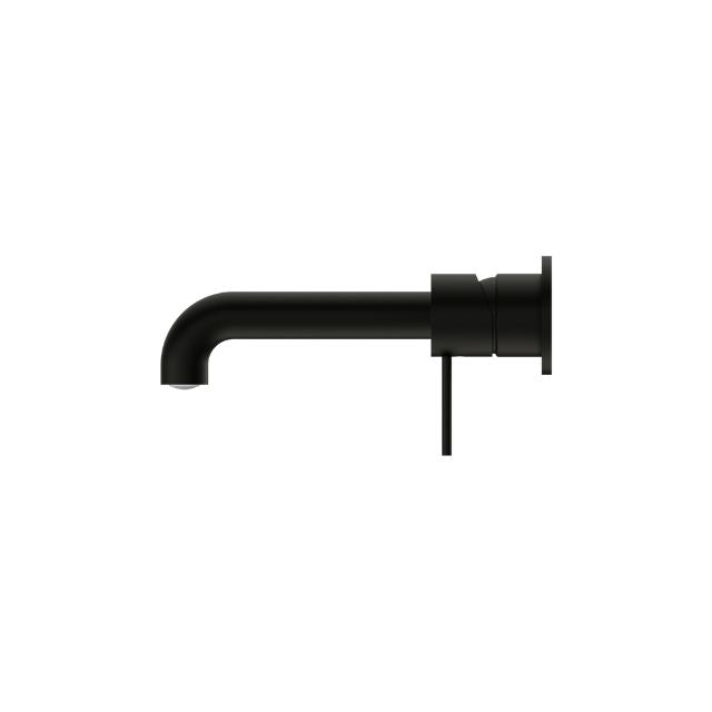 Nero Mecca Wall Basin/Bath Mixer Separate Back Plate 260mm Matte Black