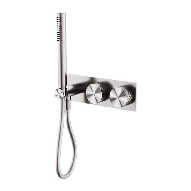 Nero Opal Progressive Shower System Brushed Nickel