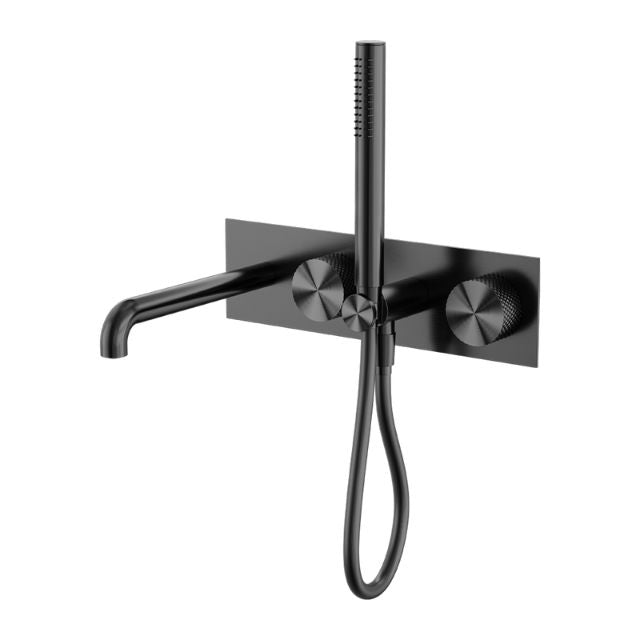 Nero Opal Progressive Shower System With Spout 250mm Graphite