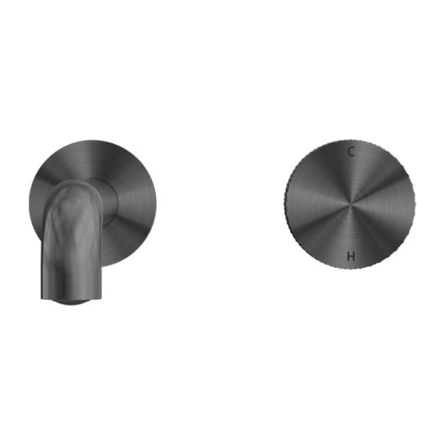 Front Nero Opal Progressive Shower System With Spout 230mm Graphite NR252003A230GR - The Blue Space