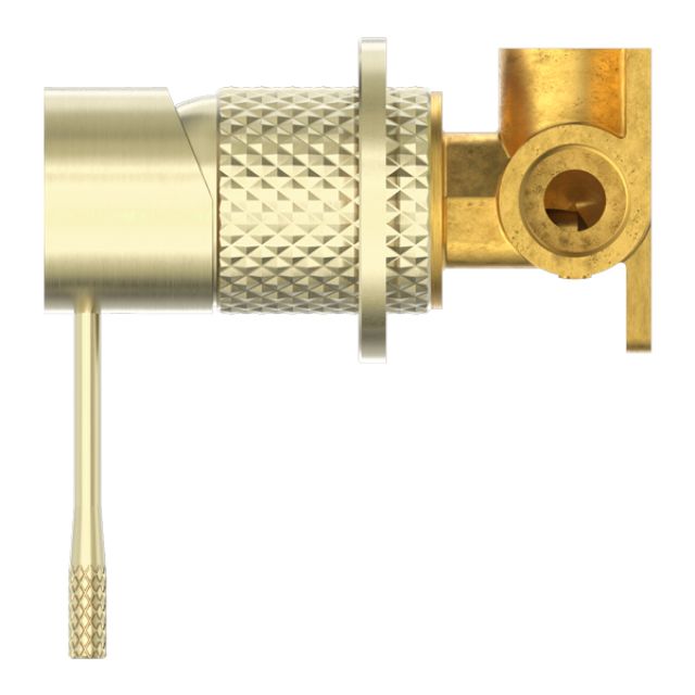 Nero Opal Shower Mixer 60mm Plate Brushed Gold