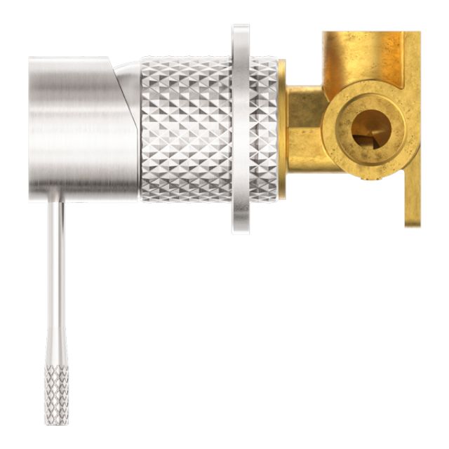 Nero Opal Shower Mixer 60mm Plate Brushed Nickel