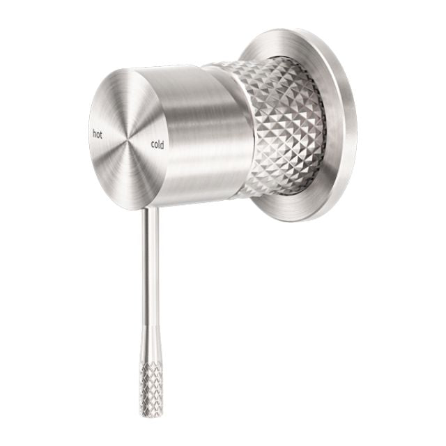 Nero Opal Shower Mixer 60mm Plate Brushed Nickel